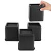 BTSD-home 4 inch or 8 inch Bed Risers Heavy Duty Stackable Furniture Risers Bed Lifts Risers for Couch, Sofa, Desk or Table Legs Extenders Set of 4 view 1