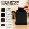 BTSD-home 4 inch or 8 inch Bed Risers Heavy Duty Stackable Furniture Risers Bed Lifts Risers for Couch, Sofa, Desk or Table Legs Extenders Set of 4 view 4