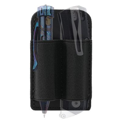 VIPERADE PL6 Tactical Modular Organizer, EDC Elastic Insert Pouch Panel Hook Backed Accessories Holder for Backpack, Tactical Vest, EDC Bag (1pc, S)