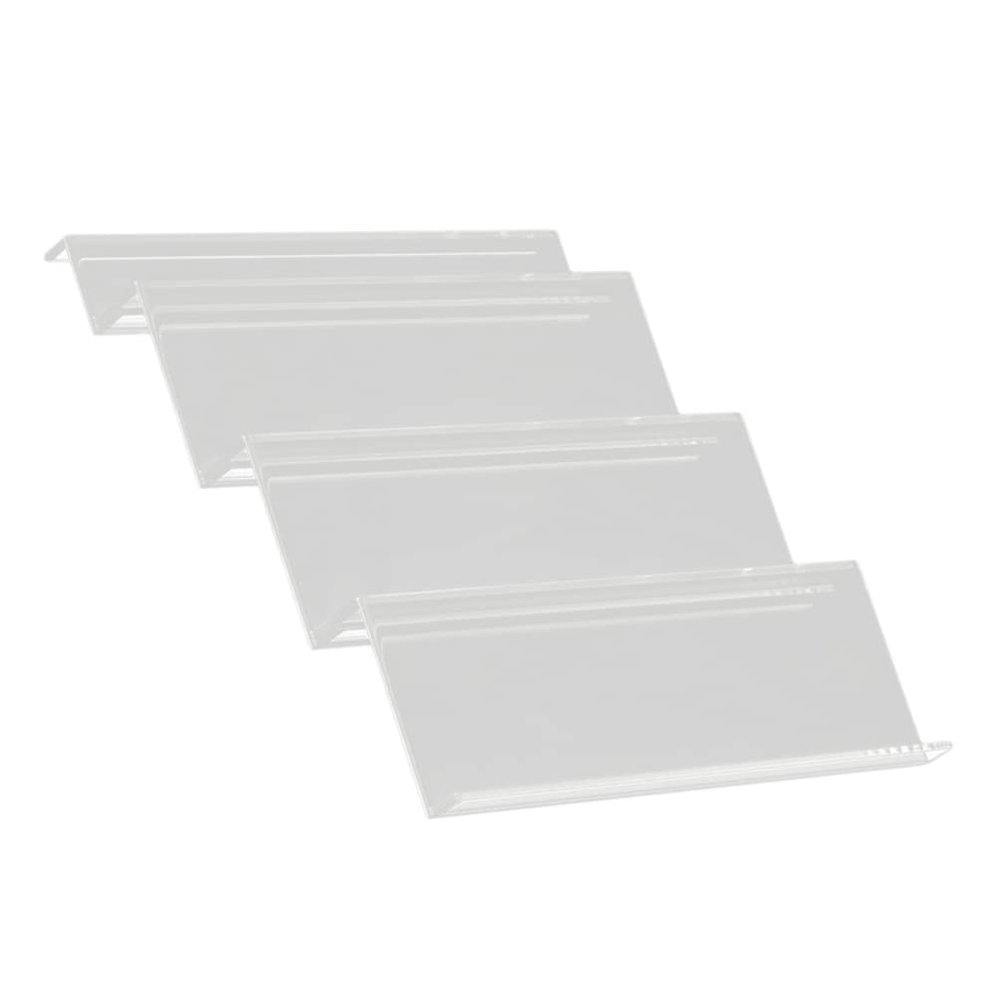 iplusmile Spice Rack Organizer Transparent Acrylic Design for Kitchen Multi-tiered Storage for Seasoning Bottles and Jars Easy Installation and Space-saving Shelving Unit