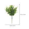 MAGICLULU 2pcs Artificial Eucalyptus Leaves Realistic Simulated Stems for Floral Arrangements Home Decor Weddings Events for Crafts and Table Centerpieces view 3