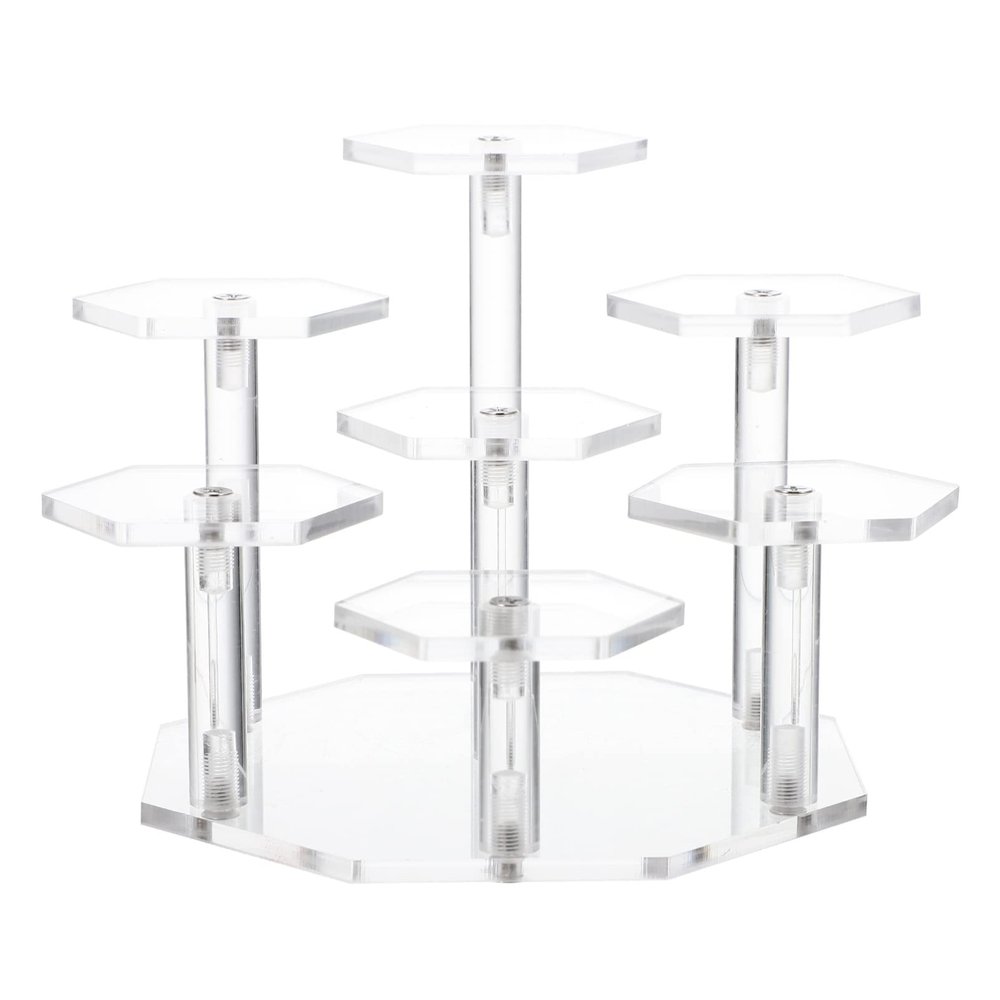 Ladder Display Rack Figures Rack Snack Display Rack Crafts Display Stand Unique Display Rack Display Shelf Figures Display Stand Model Rack Cosmetics Holder Acrylic Stand