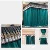 European Luxury Bed Canopy Mosquito Net, Adult Girls Princess Room Dustproof Blackout Bunk Bed Curtains, for Single Bed Double Bed (Color : Green, Size : 180X200X200CM) view 3