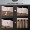DotheDrape Pinch Pleat Curtain, 50 W x 100 L inch Light Filtering Linen Curtain Drape Panel for Living Room and Silding Door (1 Panel, Sand Beige) view 4