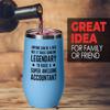 Accountant Blue Edition Wine Tumbler 12oz - Dad Raise Accountant - Accounting Spreadsheet Audit Auditor office work cpa engineer tax finance administrative view 2