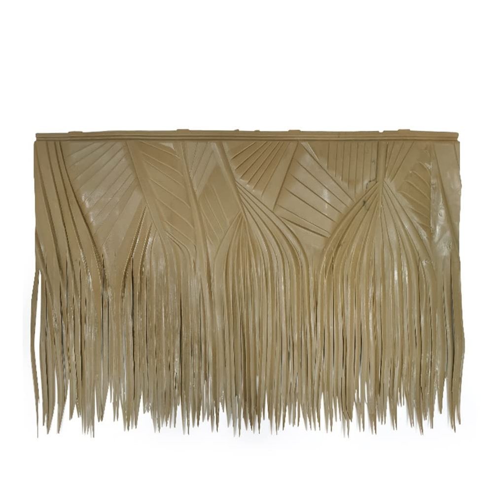 Artificial Palm Thatch Rolls, Weatherproof and Anti-Aging Thatch Roofing Roll for Mexican Straw Roof Tiki Bar Tropical Park Hotel, 100x60cm (Size : 10PCS)