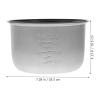 1pc Cooker Inner Pot Rice Cooker inside Pot Non Stick Pressure Cooker Pot Baking Cake Pot Mold Cooking Pots Rice Cooker Inner Pot for Home Kitchen view 2