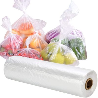 RyhamPaper 12 x 16 Food Storage Bags Plastic Produce Bag, Grocery Clear Bag for Fruits, Vegetable, Bread, Plastic Bags, Food Storage Clear Bags, 350 Bags (2 Roll)