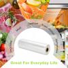 RyhamPaper 12 x 16 Food Storage Bags Plastic Produce Bag, Grocery Clear Bag for Fruits, Vegetable, Bread, Plastic Bags, Food Storage Clear Bags, 350 Bags (2 Roll) view 2