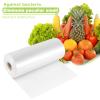 RyhamPaper 12 x 16 Food Storage Bags Plastic Produce Bag, Grocery Clear Bag for Fruits, Vegetable, Bread, Plastic Bags, Food Storage Clear Bags, 350 Bags (2 Roll) view 3