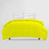 3Pcs Down Alternative Comforter Set 800 Thread Count-Cotton Shell, 500 GSM Microfiber Fill All Season Duvet Insert Box Stitch & Corner Tabs (Palatial King, Yellow) view 1