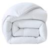 3Pcs Down Alternative Comforter Set 800 Thread Count-Cotton Shell, 500 GSM Microfiber Fill All Season Duvet Insert Box Stitch & Corner Tabs (Palatial King, White) view 2