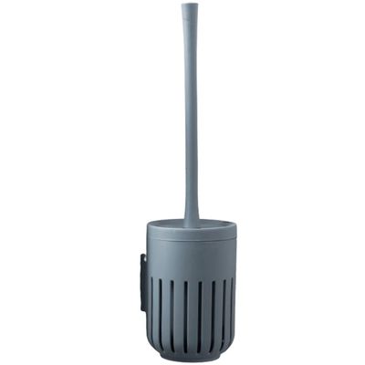 Toilet Brush Wall Mounted Toilet Brush and HolderToilet Bowl Brush with Long Handle and Quick Drying HolderToilet Scrub Brush for Bathroom Upgraded (Color : Blue)