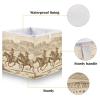 Kigai Storage Basket Western Desert Cowboy Foldable Storage Bin 11 X 11 X 11 Inches Cube Storage Baskets Box for Shelves Closet Laundry Nursery Bedroom Home Decor view 4