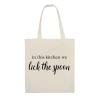 in This Kitchen We Lick The Spoon Reusable Grocery Bags,Reusable Canvas Shoulder Bag with Zipper Bachelorette Party Bags for Mom Grandma Sister view 1