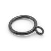 Joyangy 1 inch Black Metal Drapery Curtain Eyelet Rings for Curtain Panels 24Pcs view 1