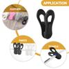 10pcs Non- Plastic Hanger Clips for Clothes Towels and Socks Versatile Laundry Clips Strong Grip for Home and Outdoor Use for Windy Days view 3