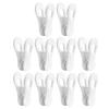10pcs Non- Plastic Hanger Clips for Clothes Socks Towels and More and Laundry Clips for Home Use for Skirts and Pants Organization view 1
