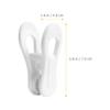 10pcs Non- Plastic Hanger Clips for Clothes Socks Towels and More and Laundry Clips for Home Use for Skirts and Pants Organization view 2