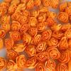 ECYC 500 Pcs 1.18 inch Mini Artificial Rose Flower Heads, Foam Rose Flower Heads Stemless Faux Rose Heads for DIY Crafts Home Wedding Party Decoration,Orange view 1