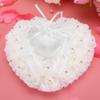 Hilitand Wedding Ring Cushion Pillow Romantic Heart Shaped Wedding Ring Box Rose Rhinestone Decorative Jewellery Boxes(White) view 3
