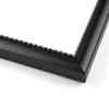 10x7 Frame Black Real Wood Picture Frame Width 0.75 Inches | Interior Frame Depth 0.5 Inches | Liscio Nero Traditional Photo Frame Complete with UV Acrylic, Foam Board Backing & Hanging Hardware view 3