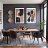 10x54 Frame Black Real Wood Picture Frame Width 0.75 Inches | Interior Frame Depth 0.5 Inches | Noir Classique Mid Century Photo Frame Complete with UV Acrylic, Foam Board Backing & Hanging Hardware view 4