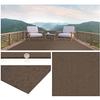 KOECKRITZ Economy Indoor/Outdoor Carpet Rug | Square 8 x 8 | Espresso view 3