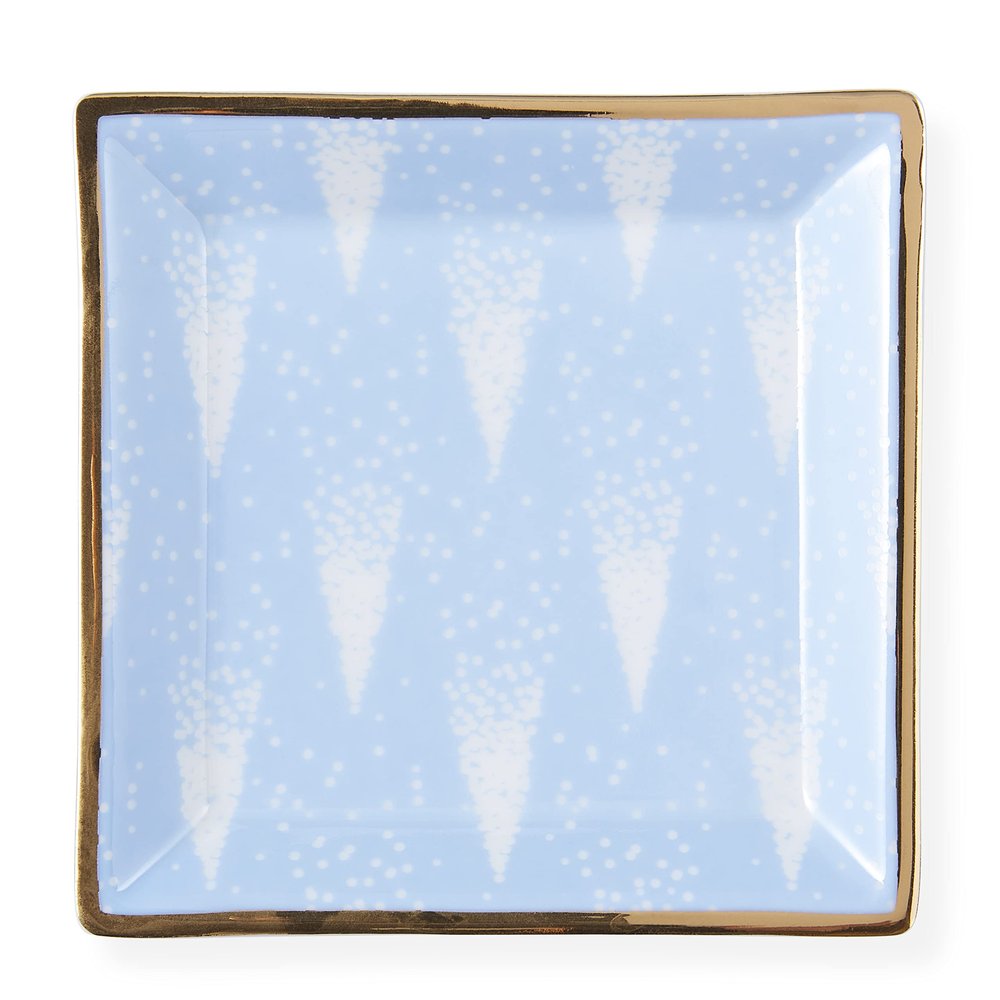 Jonathan Adler Vapor Square Tray, Blue