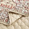 Jaba/WPM Quilt Set Medallion Printed Size Bedspread, Beige Taupe Burgundy Medallion Pattern Reversible Coverlet Luxury Bed Cover, 1 Quilts and 2 Shams- Massarra 22365 (King) view 4