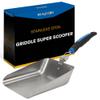Razor Griddle Food Scooper, Multi-Purpose Stainless Steel Griddle Food Mover, Extra-Large Scooper for Bulk Meals, Vegies for Outdoor Cooking, BBQ, Grilling, Shovel Spatula for Stir Fry & More -08835RZ view 1