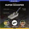 Razor Griddle Food Scooper, Multi-Purpose Stainless Steel Griddle Food Mover, Extra-Large Scooper for Bulk Meals, Vegies for Outdoor Cooking, BBQ, Grilling, Shovel Spatula for Stir Fry & More -08835RZ view 2