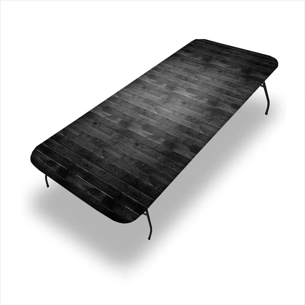 Board Rectangular Fitted Table Cover, Washable Picnic Table Cover Flexible Tablecloth, 24"x 48" Table Cover for 4ft Folding Table
