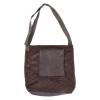 Fdit Mushroom Foraging Bag, Large Capacity Foldable Pouch with Adjustable Strap, Oxford Cloth and Mesh, Khaki, 42x45cm, for Fruit Picking and Harvesting view 1