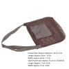 Fdit Mushroom Foraging Bag, Large Capacity Foldable Pouch with Adjustable Strap, Oxford Cloth and Mesh, Khaki, 42x45cm, for Fruit Picking and Harvesting view 2