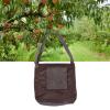 Fdit Mushroom Foraging Bag, Large Capacity Foldable Pouch with Adjustable Strap, Oxford Cloth and Mesh, Khaki, 42x45cm, for Fruit Picking and Harvesting view 4