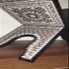 Generic Islamic Muslim Quran Stand Beech Wood Inlaid Mother of Pearl Egyptian Handmade (m02) view 2