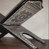 Generic Islamic Muslim Quran Stand Beech Wood Inlaid Mother of Pearl Egyptian Handmade (m02) view 3