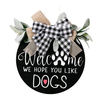 Welcome Sign Welcome Wreath Sign for Farmhouse Front Porch Decor Welcome Door Hanger Decoration Welcome Home Sign Porch Hanging for Home Decoration Welcome Home (Color : B)
