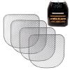 Hoqqf Dehydrator Racks Compatible with 6qt Chefman Caynel and Power Air Fryer Oven view 1