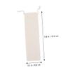15pcs Reusable Linen Cotton Drawstring Bag for Storage of Straws and Tableware Beige Pouches for Convenient Organization and -term Use view 2