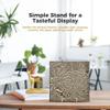 TR-LIFE 4 Pack 4.5 Inch Display Stands - Holder Stand for Picture, Decorative Plate, Photo Easel, Tabletop Art (Gold) view 4