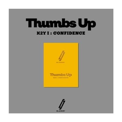 BLANK2Y K2Y : CONFIDENCE Thumbs Up 1st Mini Album Contents+Folding Poster On Pack+Tracking Sealed BLANKY (U Version)