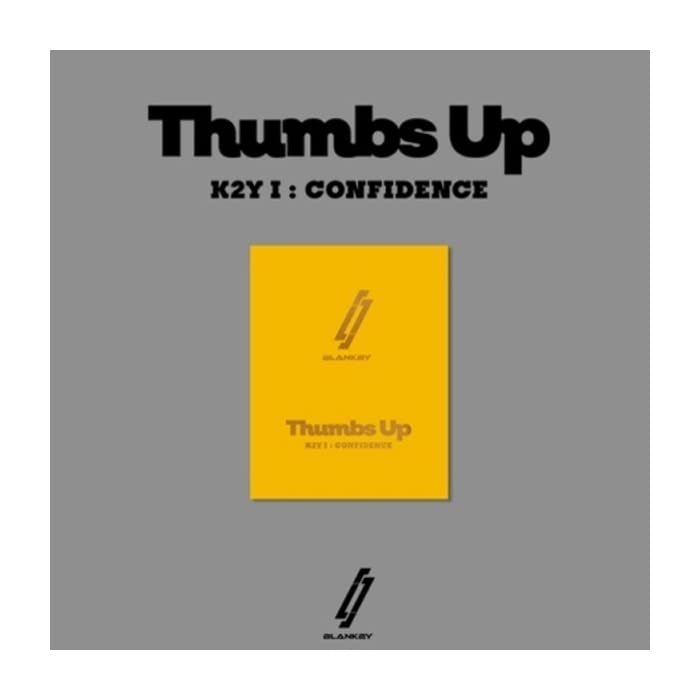 BLANK2Y K2Y : CONFIDENCE Thumbs Up 1st Mini Album Contents+Folding Poster On Pack+Tracking Sealed BLANKY (U Version)