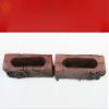 10" Vintage Wooden Wall Hanging Tissue Holder (Pair) - Wood view 2
