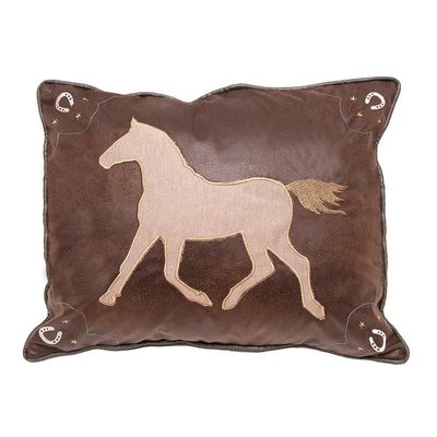 Carstens, Inc. Lucky Horse Western Throw Pillow 16"x20"