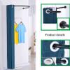 Clothing Store Fitting Room,U-Dressing Room,portable Simple Mobile Changing Room High Shading Rate Curtain Kit,Area Metal Track Locker Room For Shopping Malls,for Office Outdoor Activity And The Mall view 2