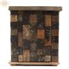 Exotic India 27" Vintage Wooden Bookshelf - WOOD view 1