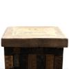 Exotic India 27" Vintage Wooden Bookshelf - WOOD view 4