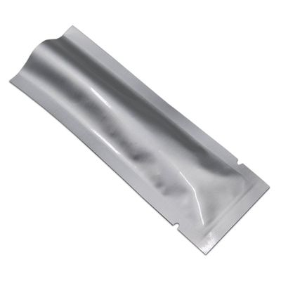 PABCK 200 Pieces 2.55x6.7 inch (Inside Size 2.15x6.3 inch) Coffee Powder Food Storage Bags Heat Seal Pure Mylar Foil Bag Vacuum Sample Pouch for Travel Toiletries Skincare Shampoo Liquids Packaging